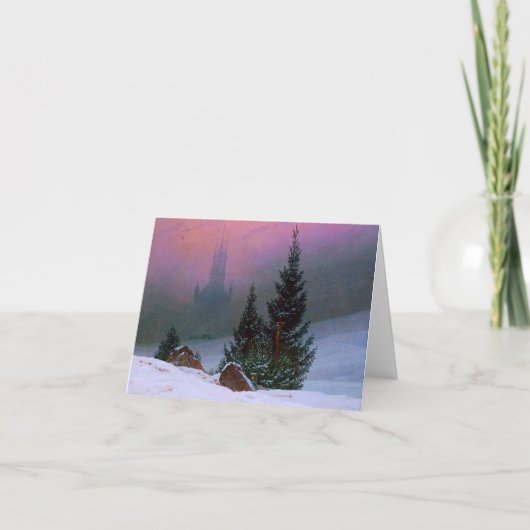 Winterlandschap Caspar David Friedrich (Voorkant)