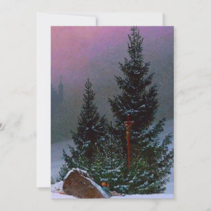 Winterlandschap Caspar David Friedrich Aankondiging