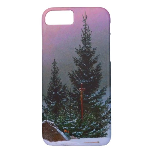 Winterlandschap Caspar David Friedrich Case-Mate iPhone Case (Achterkant)