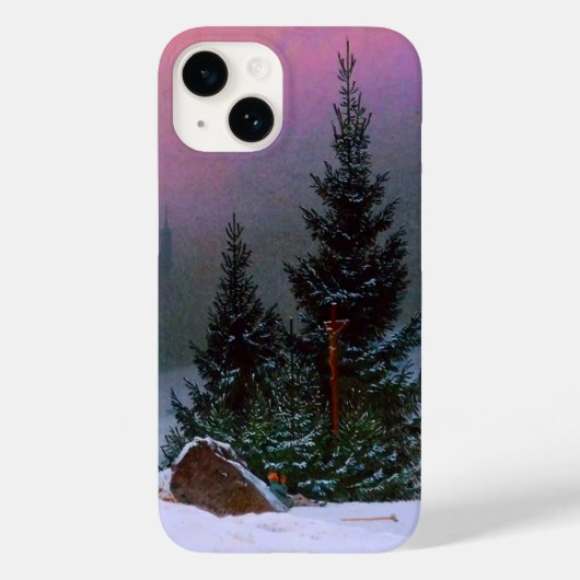Winterlandschap Caspar David Friedrich Case-Mate iPhone Case (Achterkant)