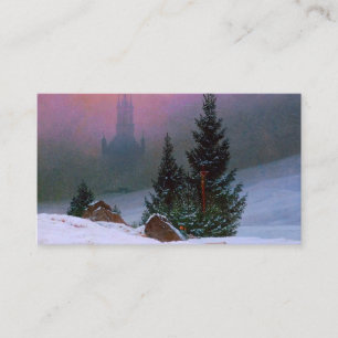 Winterlandschap Caspar David Friedrich Informatiekaartje