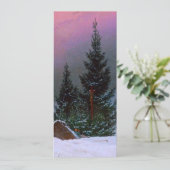 Winterlandschap Caspar David Friedrich Kaart (Staand voorkant)