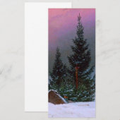 Winterlandschap Caspar David Friedrich Kaart (Voorkant / Achterkant)