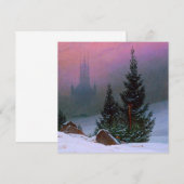 Winterlandschap Caspar David Friedrich Kaart (Voorkant / Achterkant)