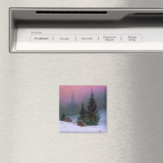 Winterlandschap Caspar David Friedrich Magneet (Insitu (Vaatwasser))