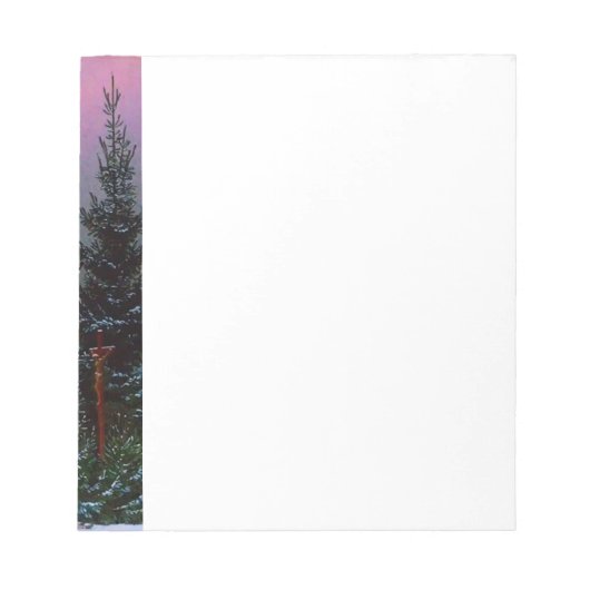 Winterlandschap Caspar David Friedrich Notitieblok (Voorkant)