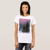 Winterlandschap Caspar David Friedrich T-shirt (Voorkant volledig)