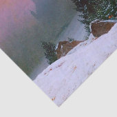 Winterlandschap Caspar David Friedrich Tissuepapier (Detail)