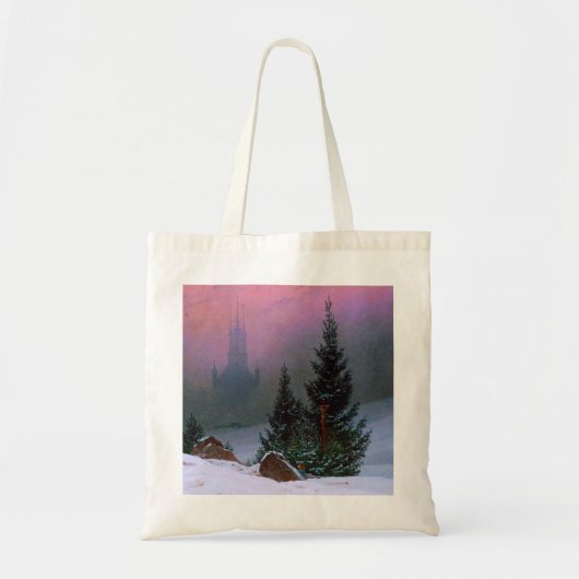 Winterlandschap Caspar David Friedrich Tote Bag (Voorkant)