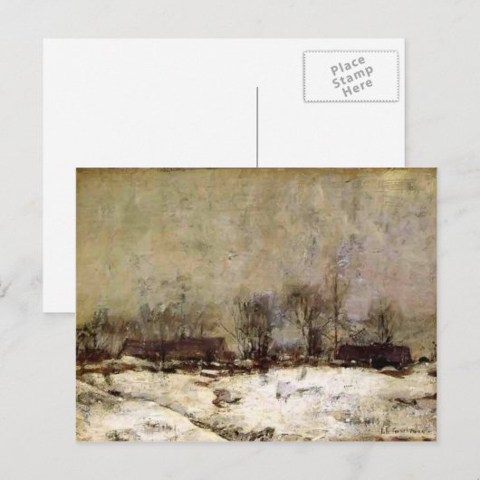 Winterlandschap, Cincinnati door John Tangers Briefkaart (Voorkant / Achterkant)