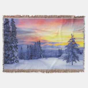 Winterlandschap Deken