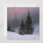Winterlandschap (door Caspar David Friedrich) Kaart (Voorkant)