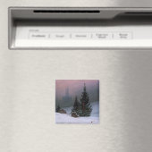 Winterlandschap (door Caspar David Friedrich) Magneet (Insitu (Vaatwasser))