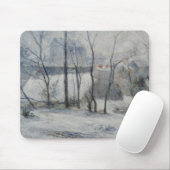Winterlandschap (door Paul Gaugin) Muismat (Met muis)