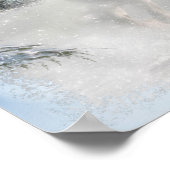 Winterlandschap en paard poster (Hoek)