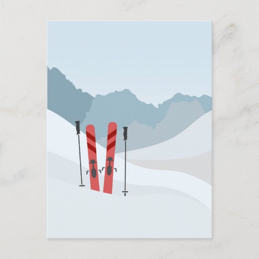 Winterlandschap Feestdagenkaart (Voorkant)