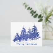 Winterlandschap Feestdagenkaart (Staand voorkant)