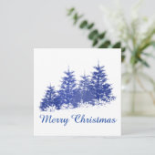 Winterlandschap Feestdagenkaart (Staand voorkant)