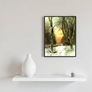 Winterlandschap, Fijne Kunst  Poster