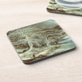 Winterlandschap Gijsbrecht Leytens Bier Onderzetter (Linkerzijde)