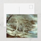 Winterlandschap Gijsbrecht Leytens Briefkaart (Voorkant / Achterkant)