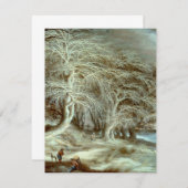 Winterlandschap Gijsbrecht Leytens Informatiekaartje (Voorkant / Achterkant)