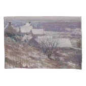 Winterlandschap (Giverny, Normandy, Frankrijk) Kussensloop (Voorkant-Links)