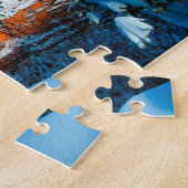 Winterlandschap Grand Canyon. Legpuzzel (Zijkant)