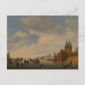 Winterlandschap in Arnhem | 1653 Briefkaart (Voorkant)