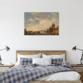Winterlandschap in Arnhem | 1653 Canvas Afdruk (Insitu (Slaapkamer))