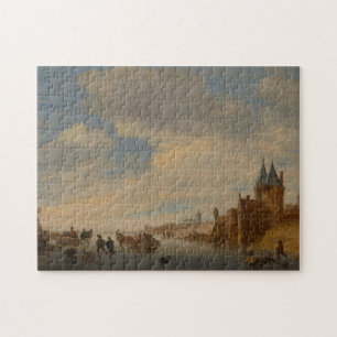 Winterlandschap in Arnhem   1653 Legpuzzel