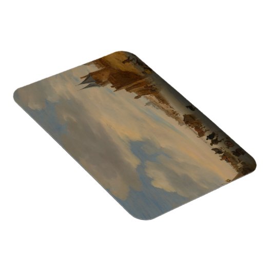 Winterlandschap in Arnhem | 1653 Magneet (Rechterzijde)