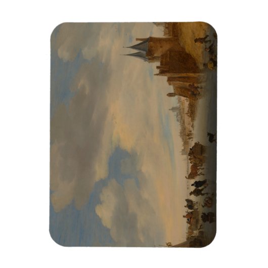 Winterlandschap in Arnhem | 1653 Magneet (Verticaal)