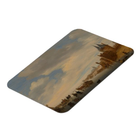 Winterlandschap in Arnhem | 1653 Magneet (Linkerzijde)