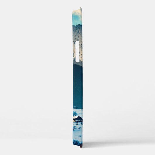 Winterlandschap in het Karpatische gebergte. Bran, Case-Mate iPhone Case (Achterkant / Rechts)