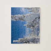 Winterlandschap in Lappland Legpuzzel (Verticaal)