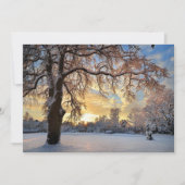 Winterlandschap in Letland (Voorkant)