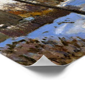 Winterlandschap in Loiveciennes Camille Pissarro Poster (Hoek)