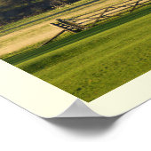 Winterlandschap in Somerset Poster (Hoek)