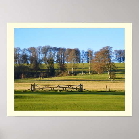 Winterlandschap in Somerset Poster (Voorkant)