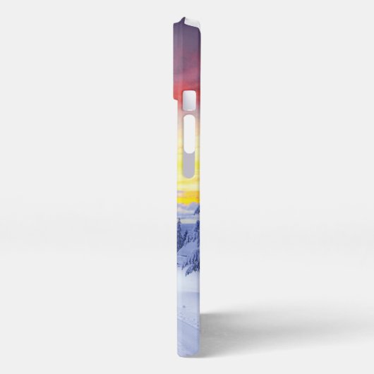 Winterlandschap iPhone Hoesje (Linkerkant)