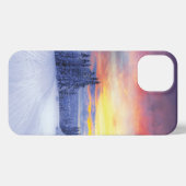 Winterlandschap iPhone Hoesje (Achterkant horizontaal)