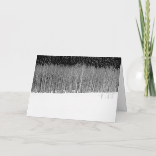 winterlandschap kaart (Voorkant)