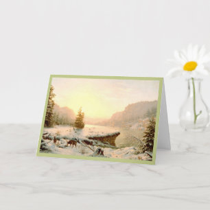 Winterlandschap Kaart