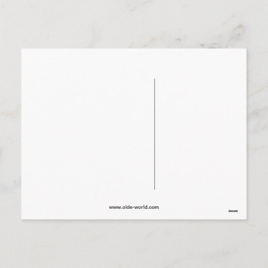 winterlandschap kerstprint feestdagenkaart (Achterkant)