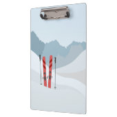 Winterlandschap Klembord (Links)