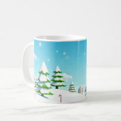 WINTERLANDSCHAP KOFFIEMOK (Voorkant links)