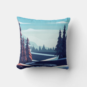 Winterlandschap Kussen
