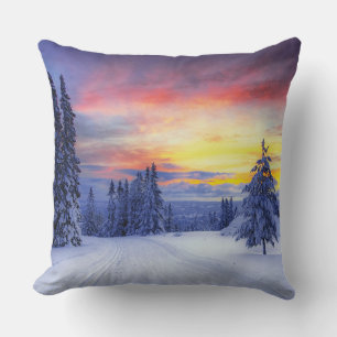 Winterlandschap Kussen