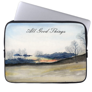 Winterlandschap Laptop Sleeve